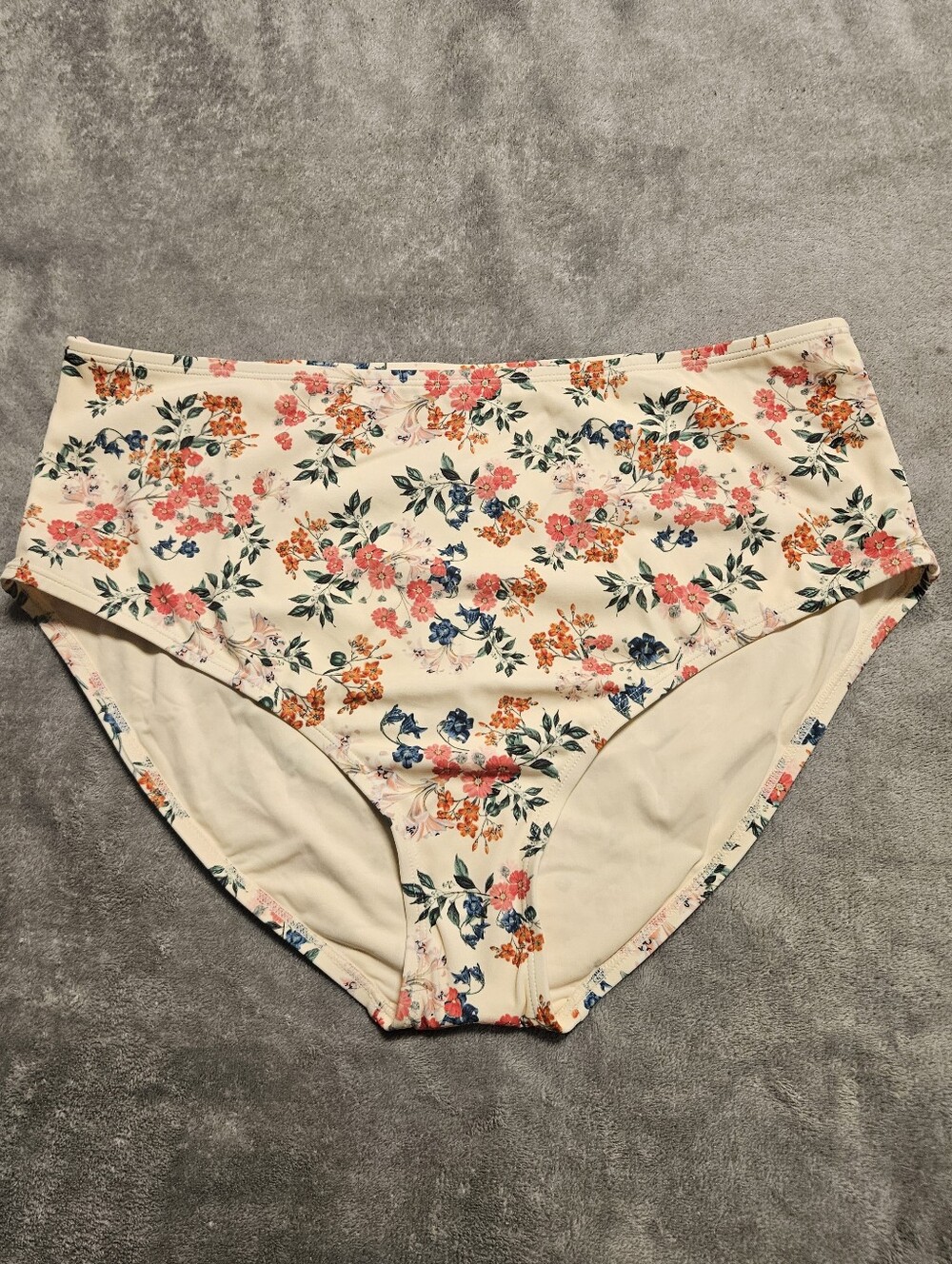 NWT Andie Swim High Waist Floral Bikini Bottom Size XL